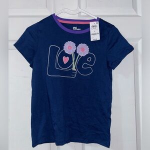 BNWT Epic Threads Kids' Blue Love Graphic T-Shirt